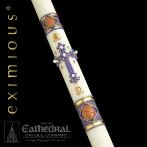 3" x 36" Lilium Eximious Paschal Candle