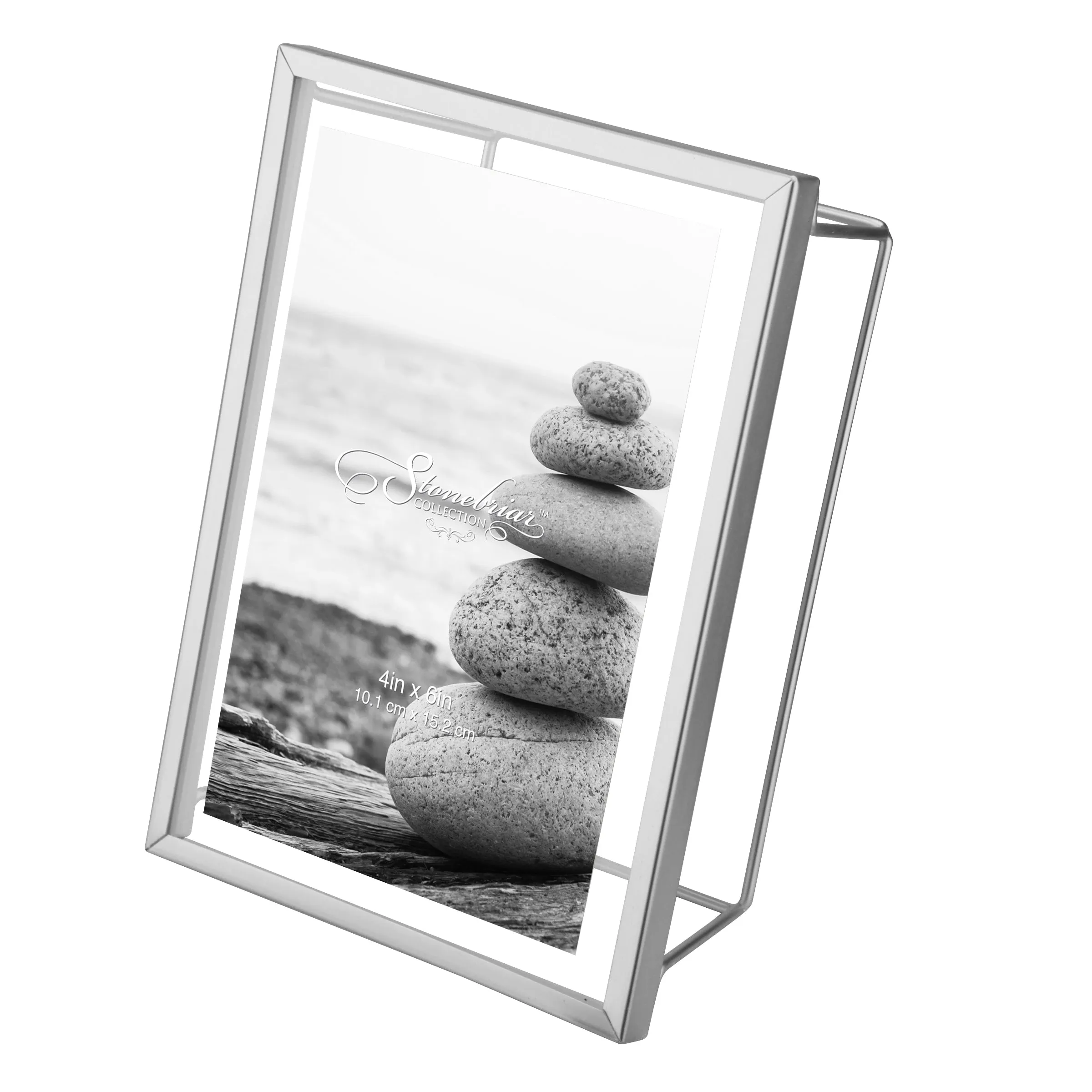 4x6 Wire Frame - Metallic Silver