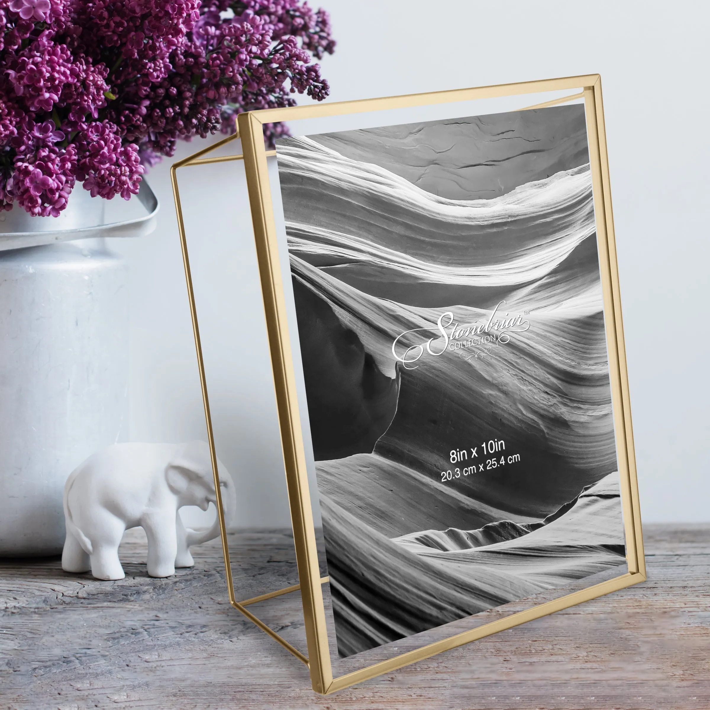 8x10 Wire Frame - Matte Gold (WS)