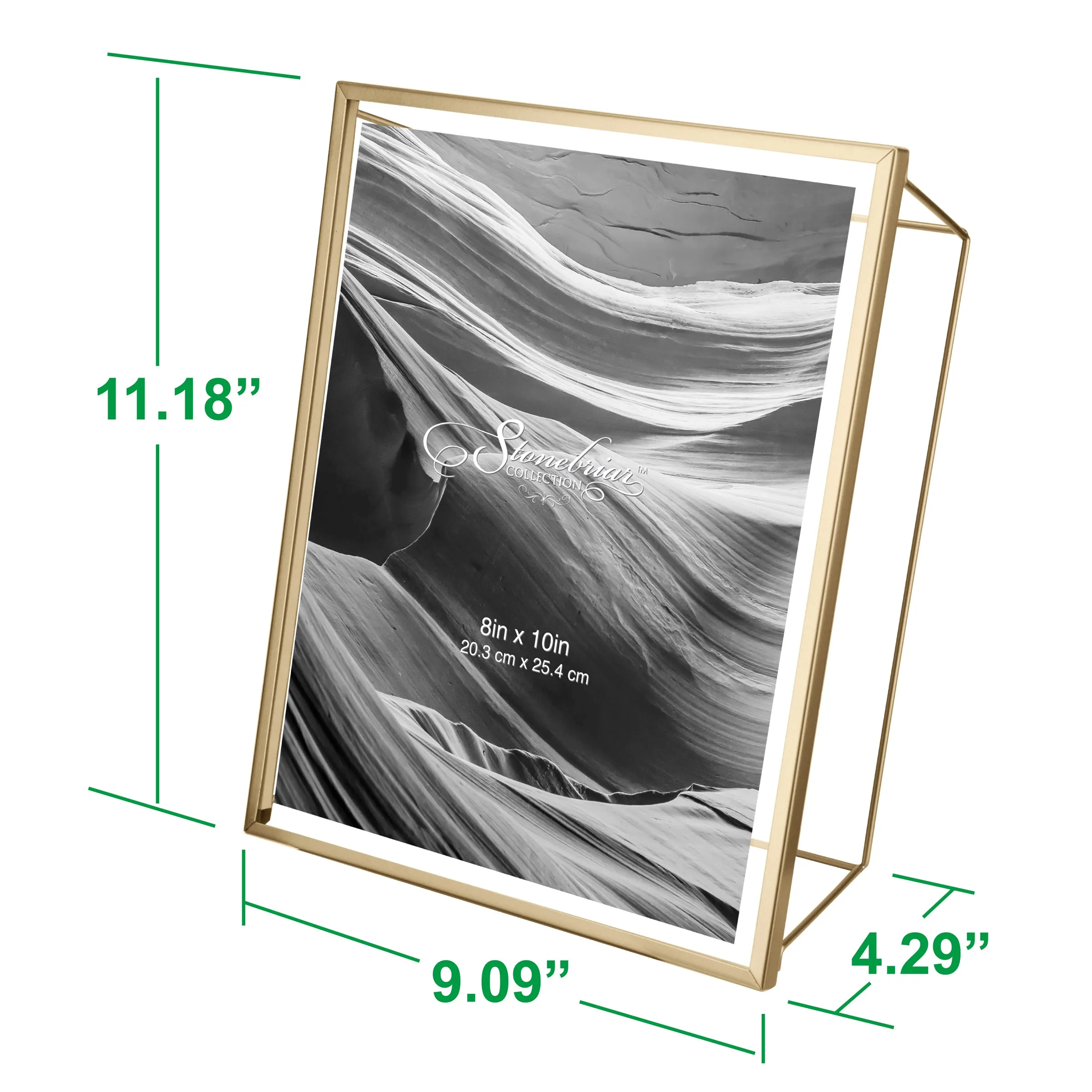 8x10 Wire Frame - Matte Gold (WS)