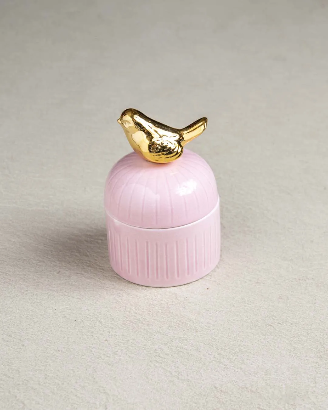 Adorable Bird Trinket Keeper - Pink