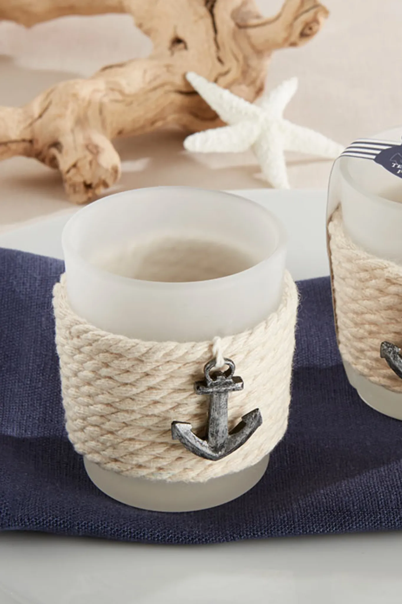 Anchors Away Tea Light Holder (Set of 4)