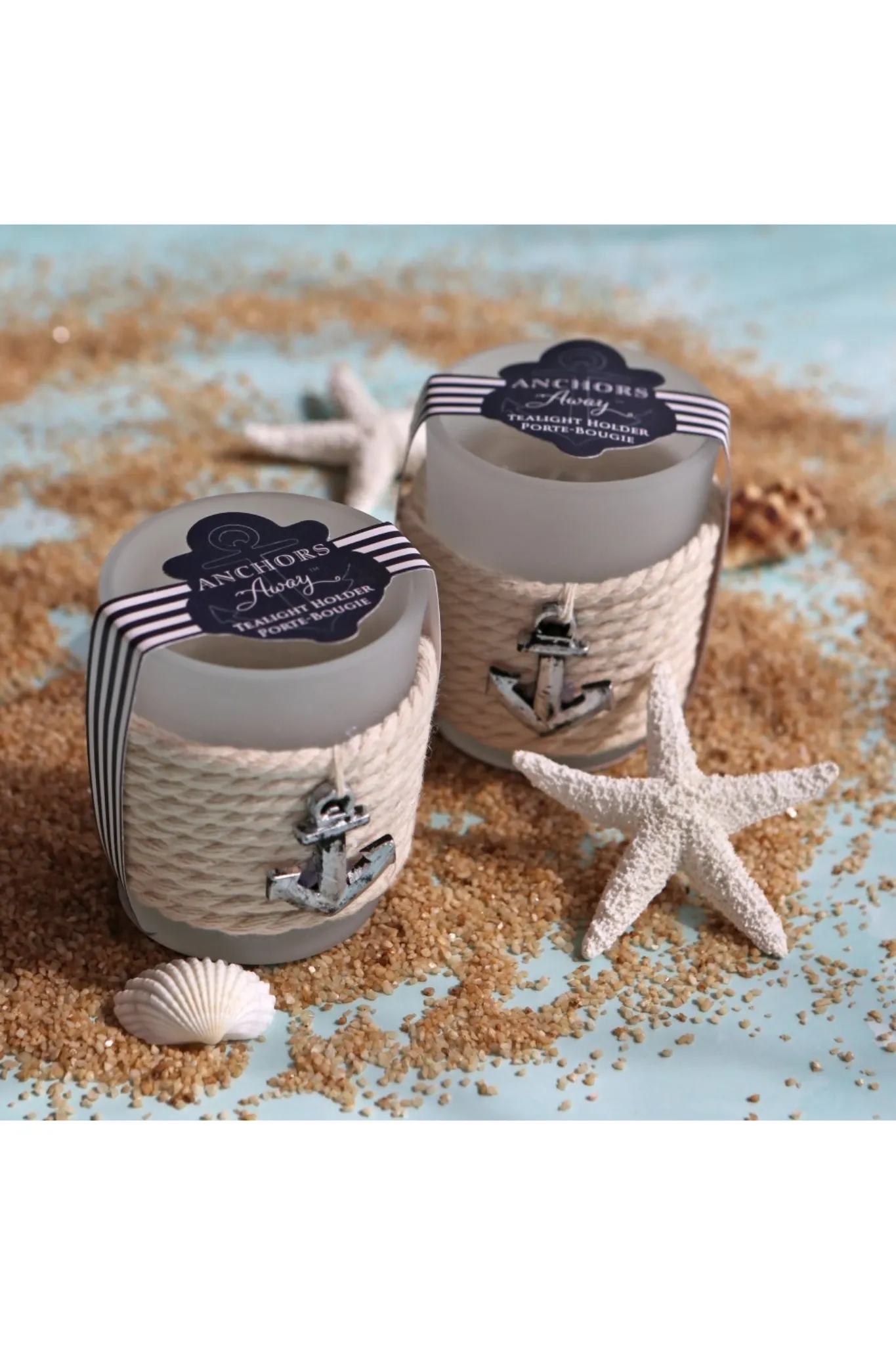 Anchors Away Tea Light Holder (Set of 4)