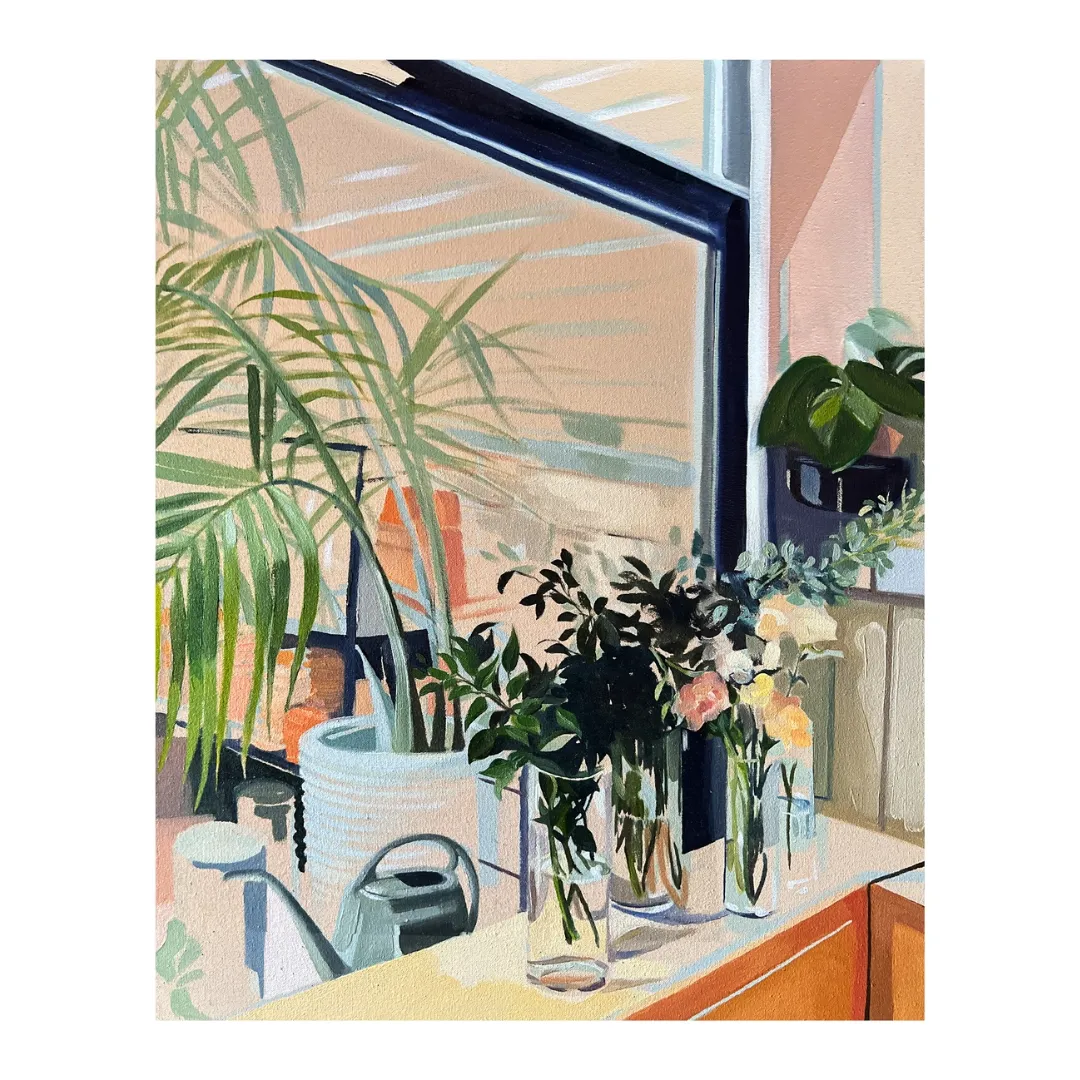 Anissa Riviere 8x10 Signed Art Print: Brooklyn Plant Shop