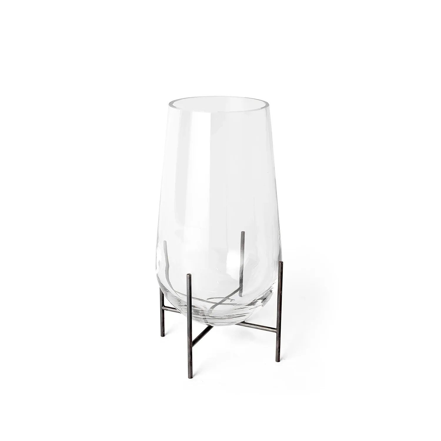 audo copenhagen (menu) | echasse vase | clear small - DC