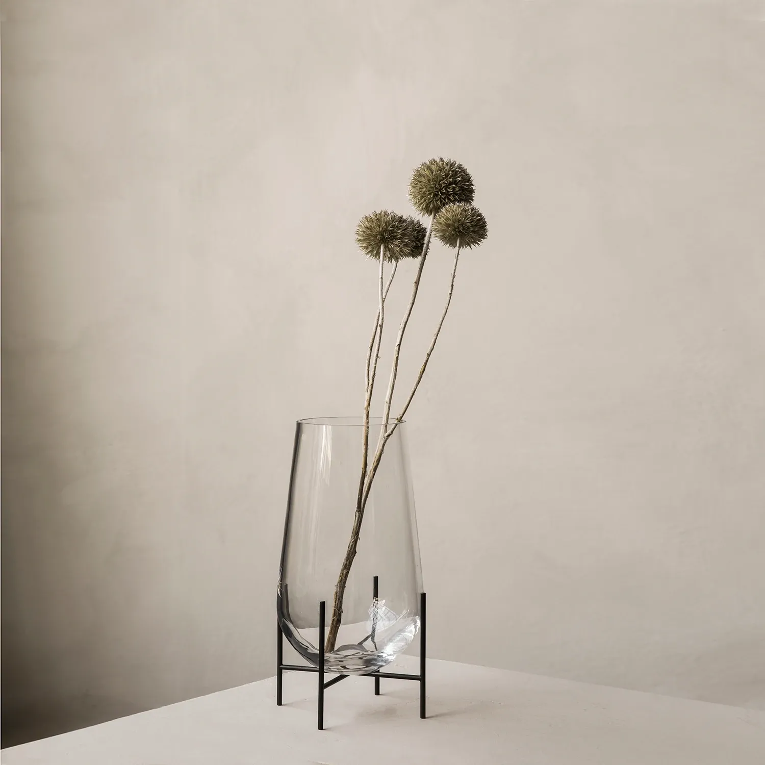 audo copenhagen (menu) | echasse vase | clear small - DC