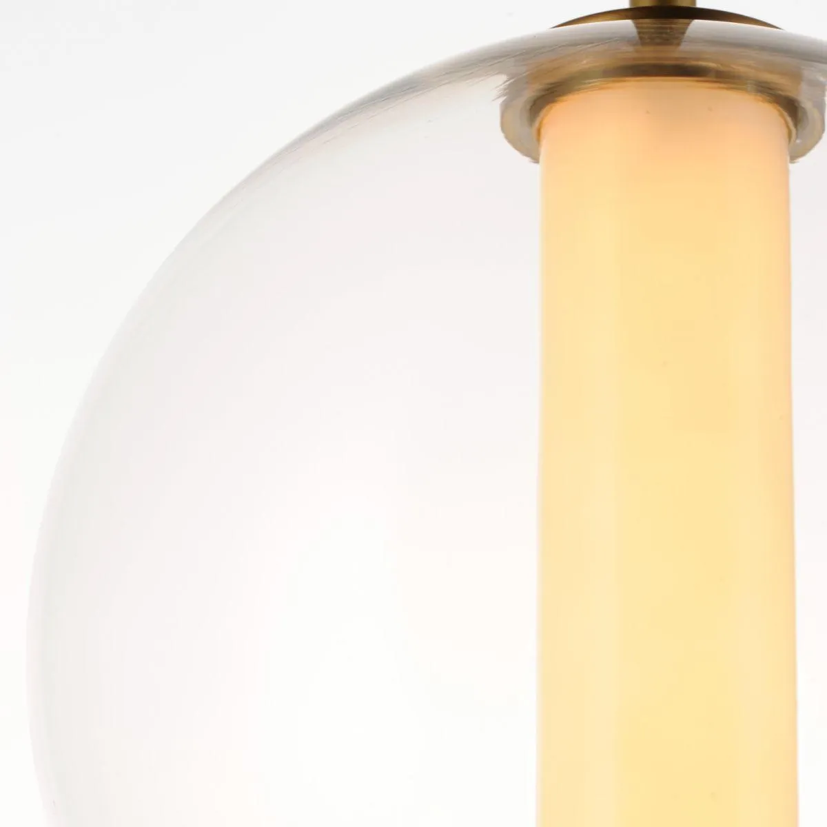 Axle 8 in. LED Pendant Light Gold Finish