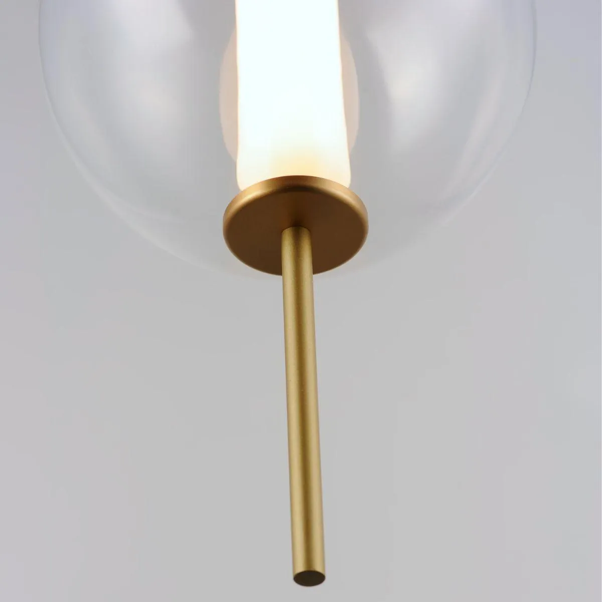 Axle 8 in. LED Pendant Light Gold Finish