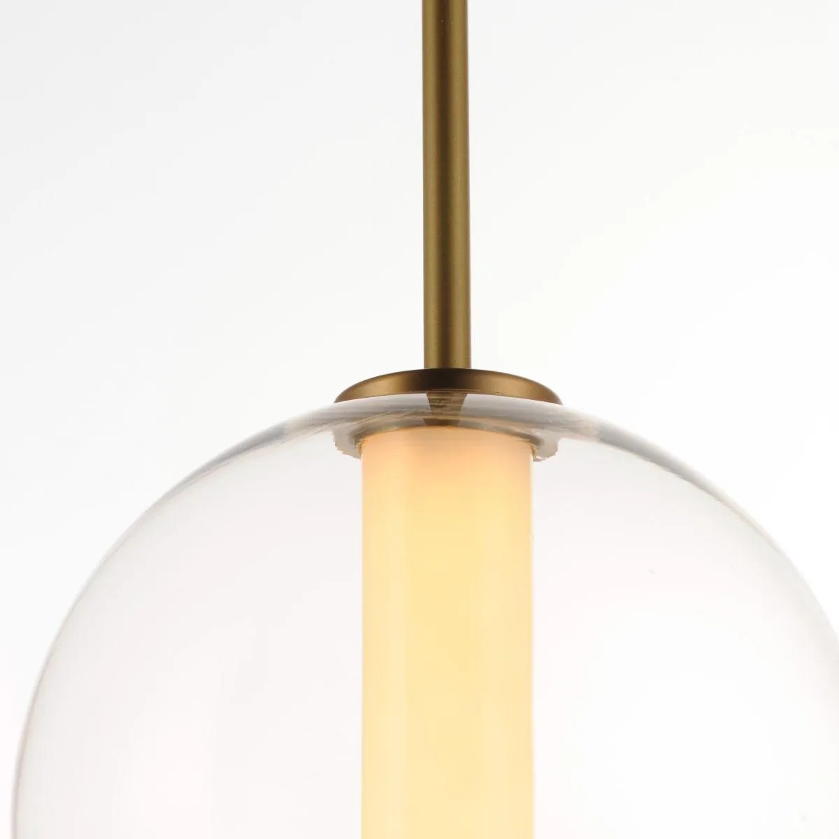 Axle 8 in. LED Pendant Light Gold Finish