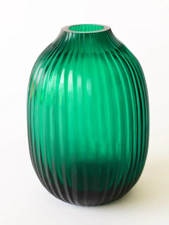 B T Cut Glass Vase Range