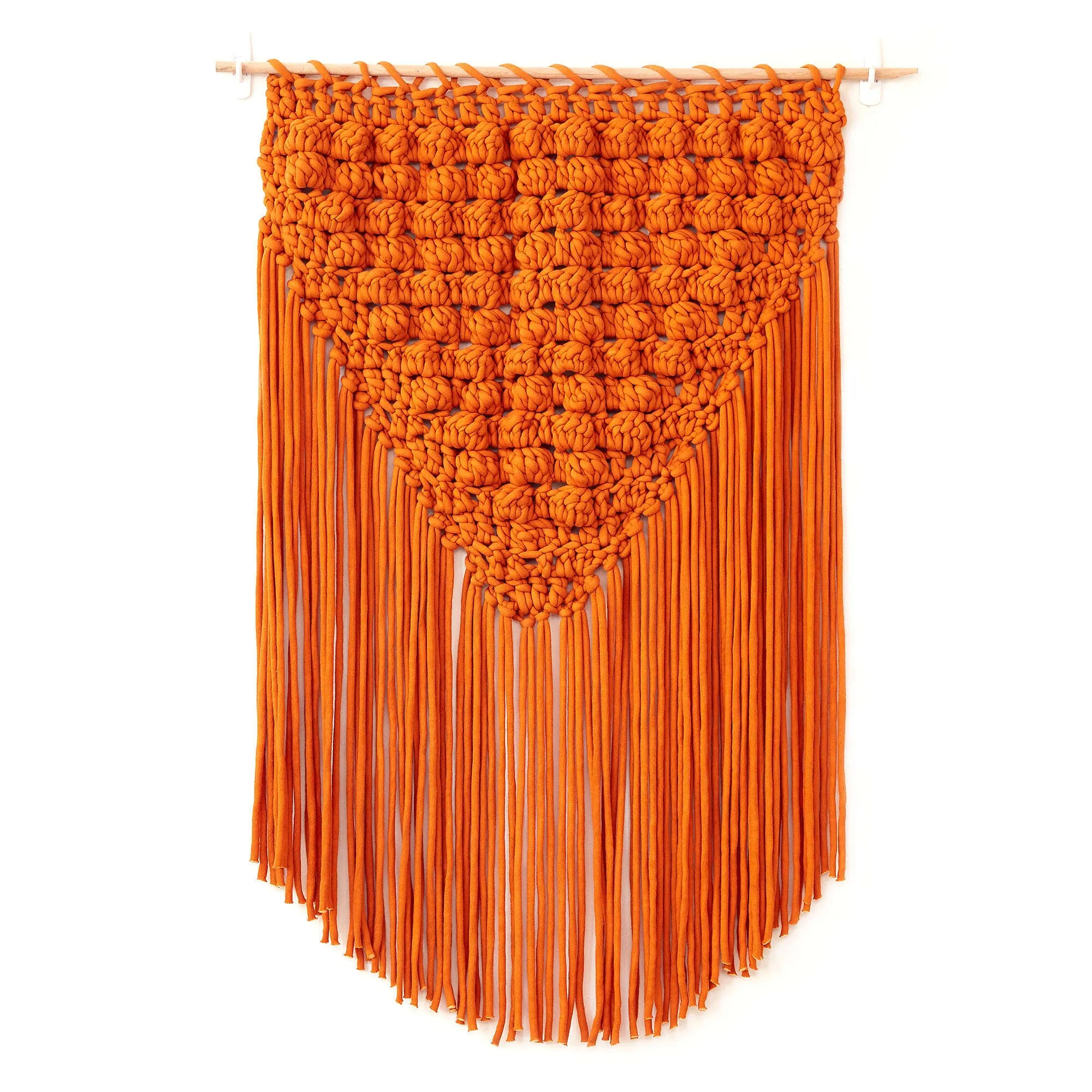 Bernat Popping Fringe Crochet Wall Hanging