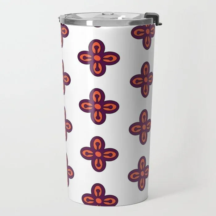 Bese Saka Adinkra Symbol Travel Mug