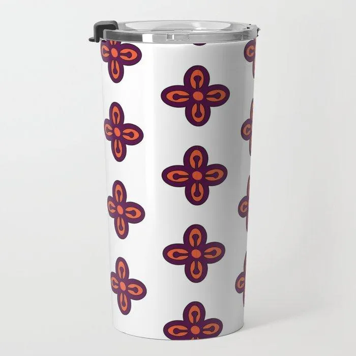 Bese Saka Adinkra Symbol Travel Mug