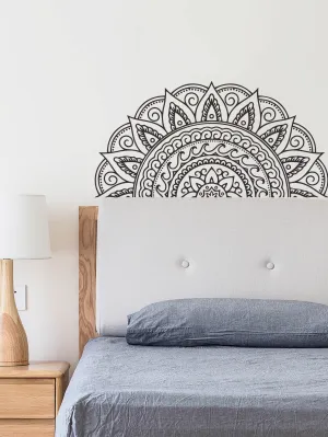 Black Mandala Wall Sticker Decorative Wall Art Decal Creative Design for Home