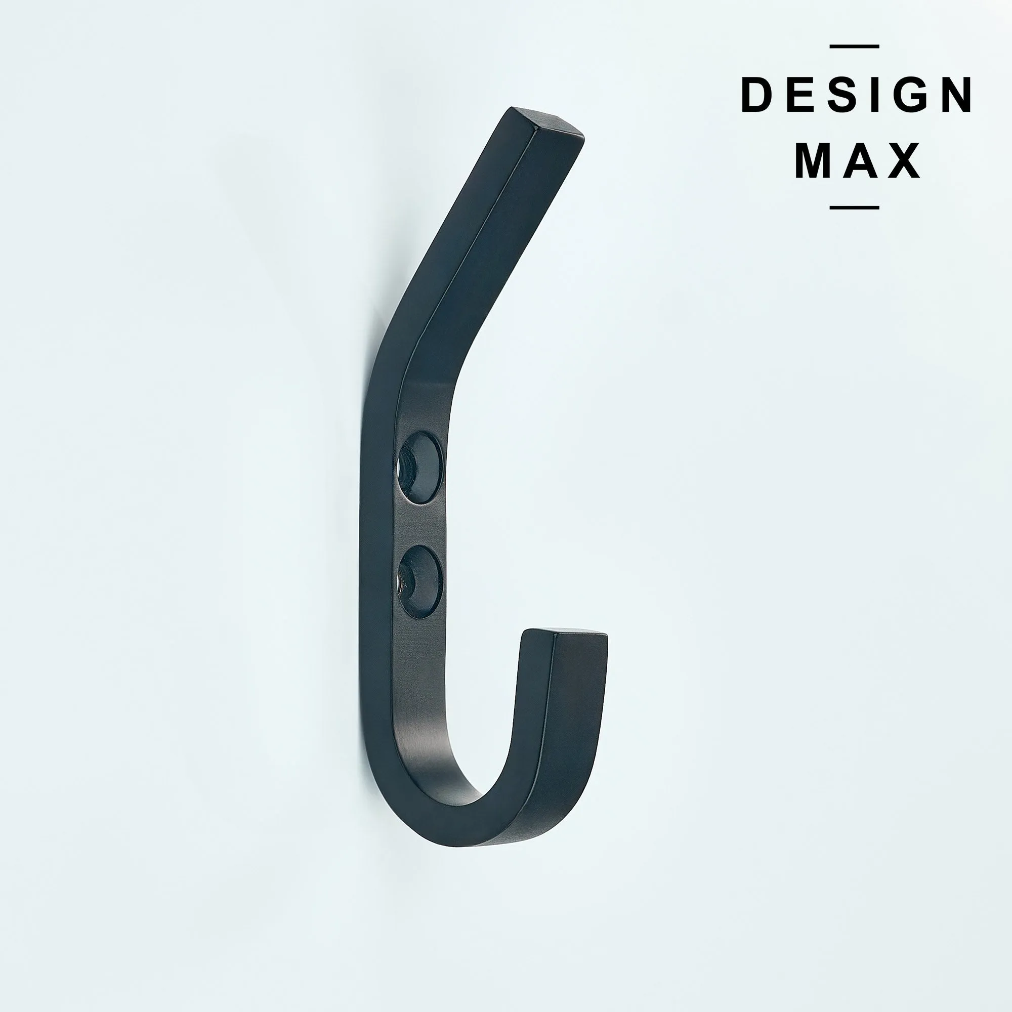 Breslin J Matte Black Mudroom Wall Hook