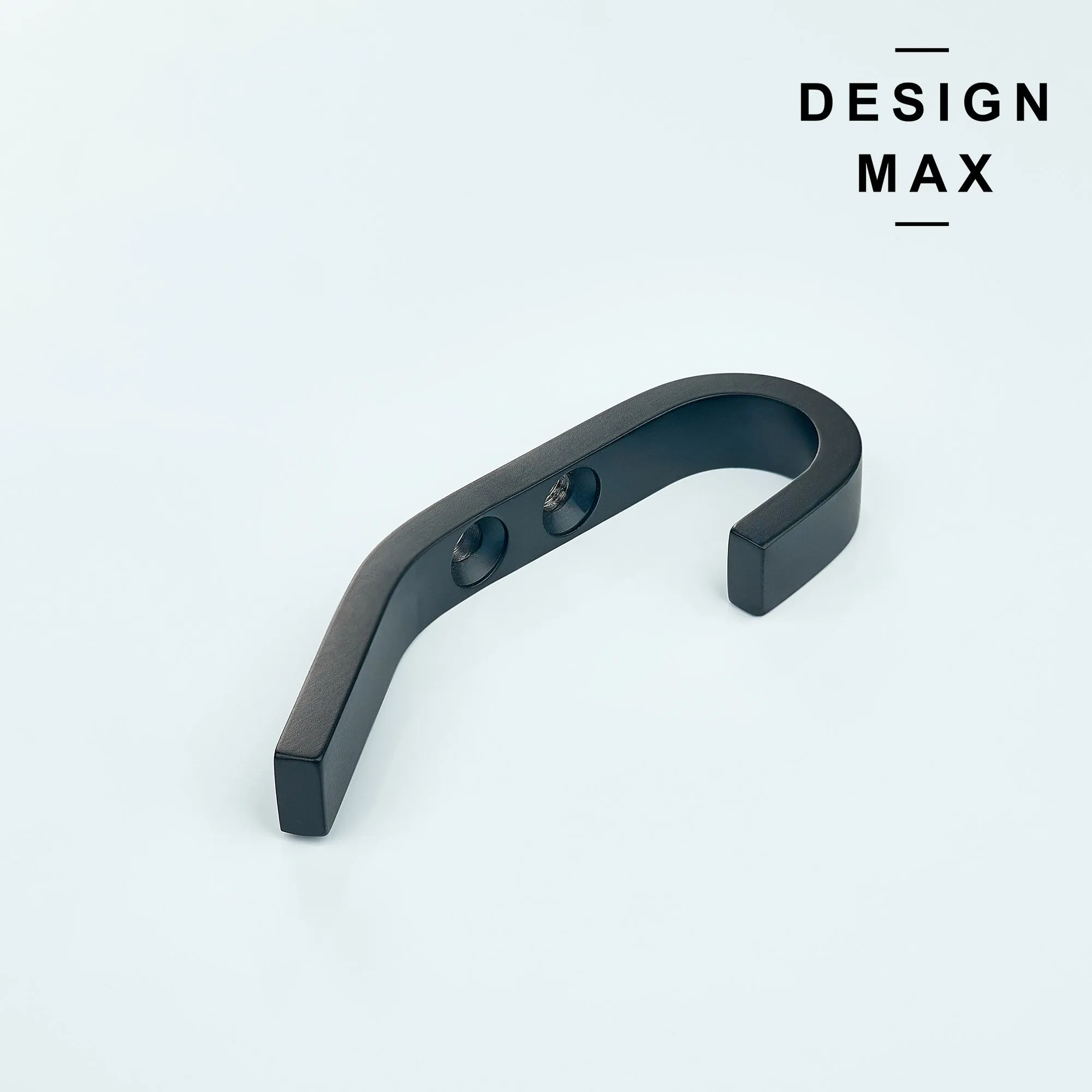 Breslin J Matte Black Mudroom Wall Hook