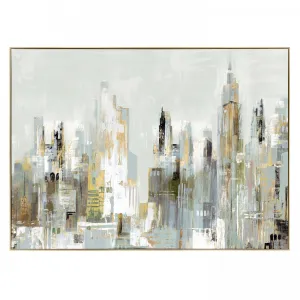 Canvas Framed Print - City Limits