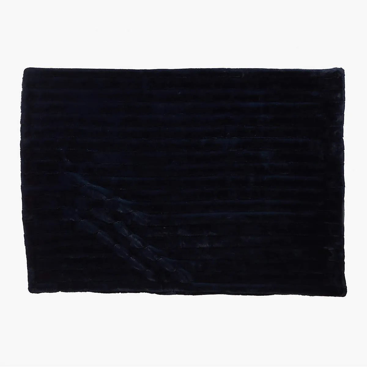 CHANNEL SALUTE FAUX FUR THROW