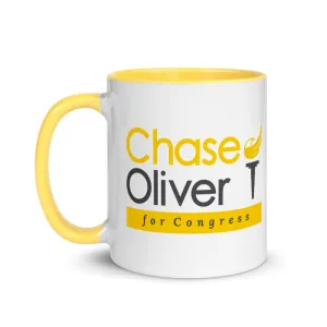 Chase Oliver For Congress Mug with Color Inside