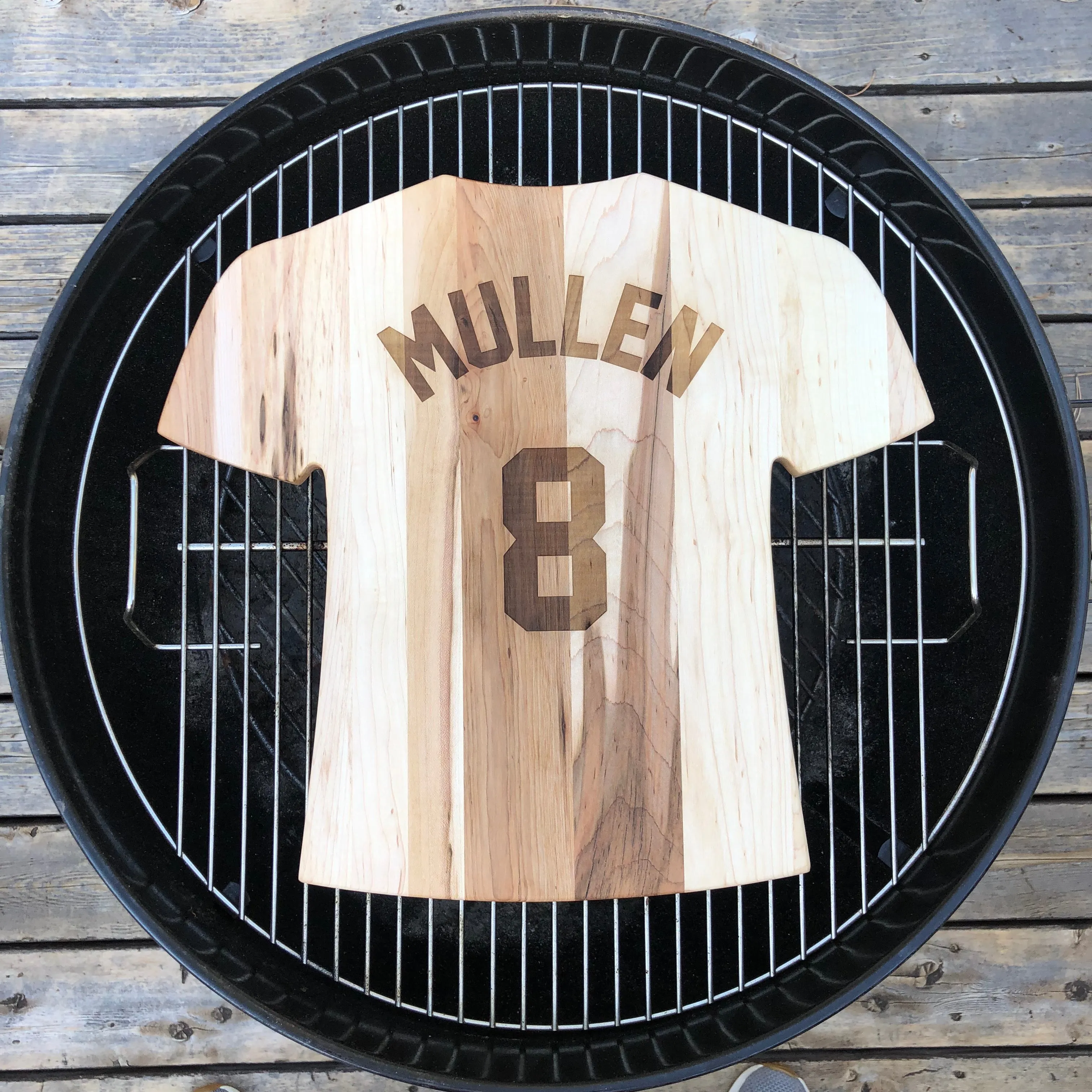 Cincinnati Reds Team Jersey Cutting Board | Customize With Your Name & Number | Add a Personalized Note