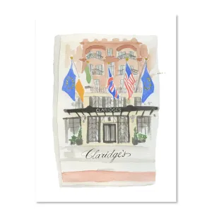 Claridges Matchbook