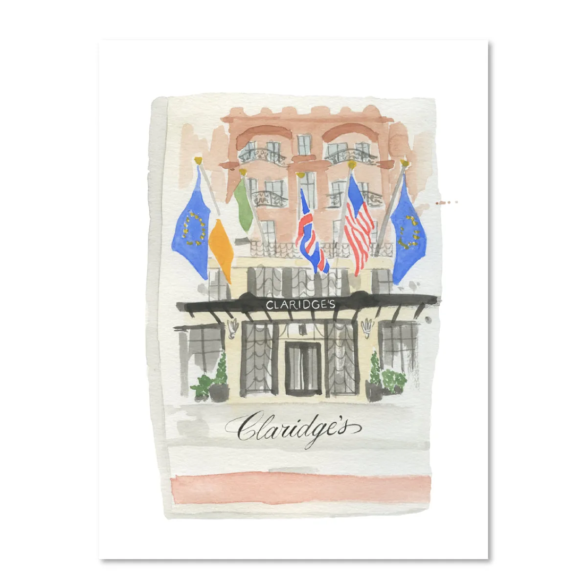 Claridges Matchbook