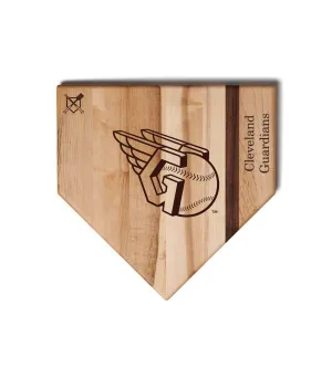 Cleveland Guardians Home Plate Cutting Boards | Multiple Sizes | Multiple Designs