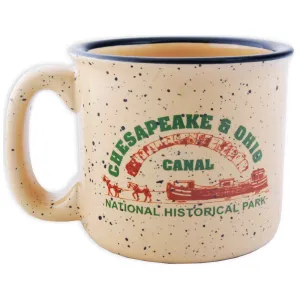 CMMD43 Coffee Mug Tan Campfire C&O Canal