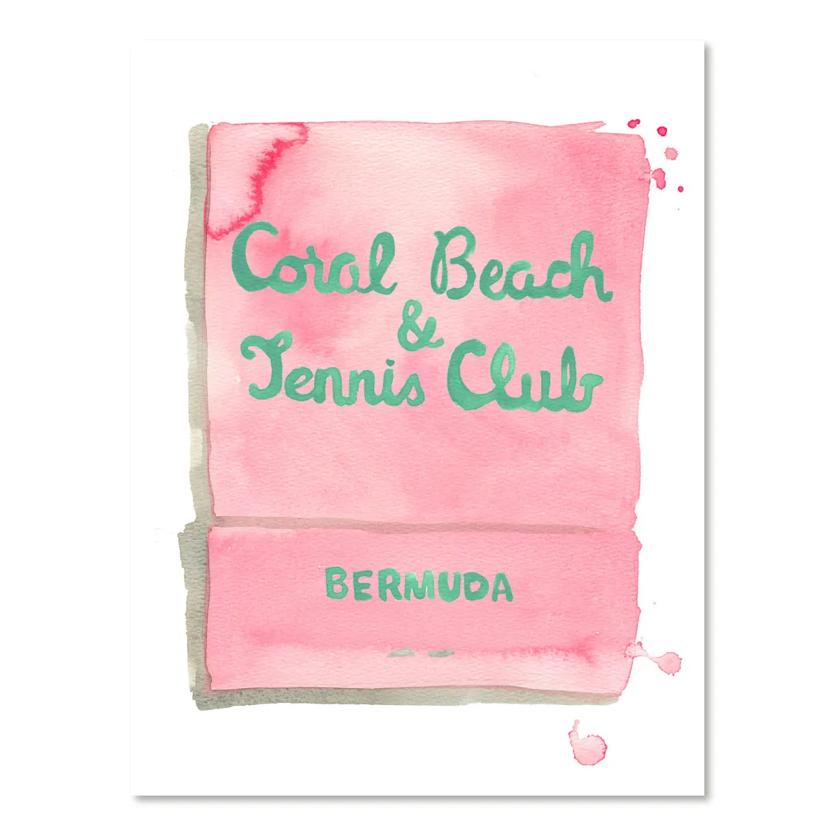 Coral Beach Club Matchbook