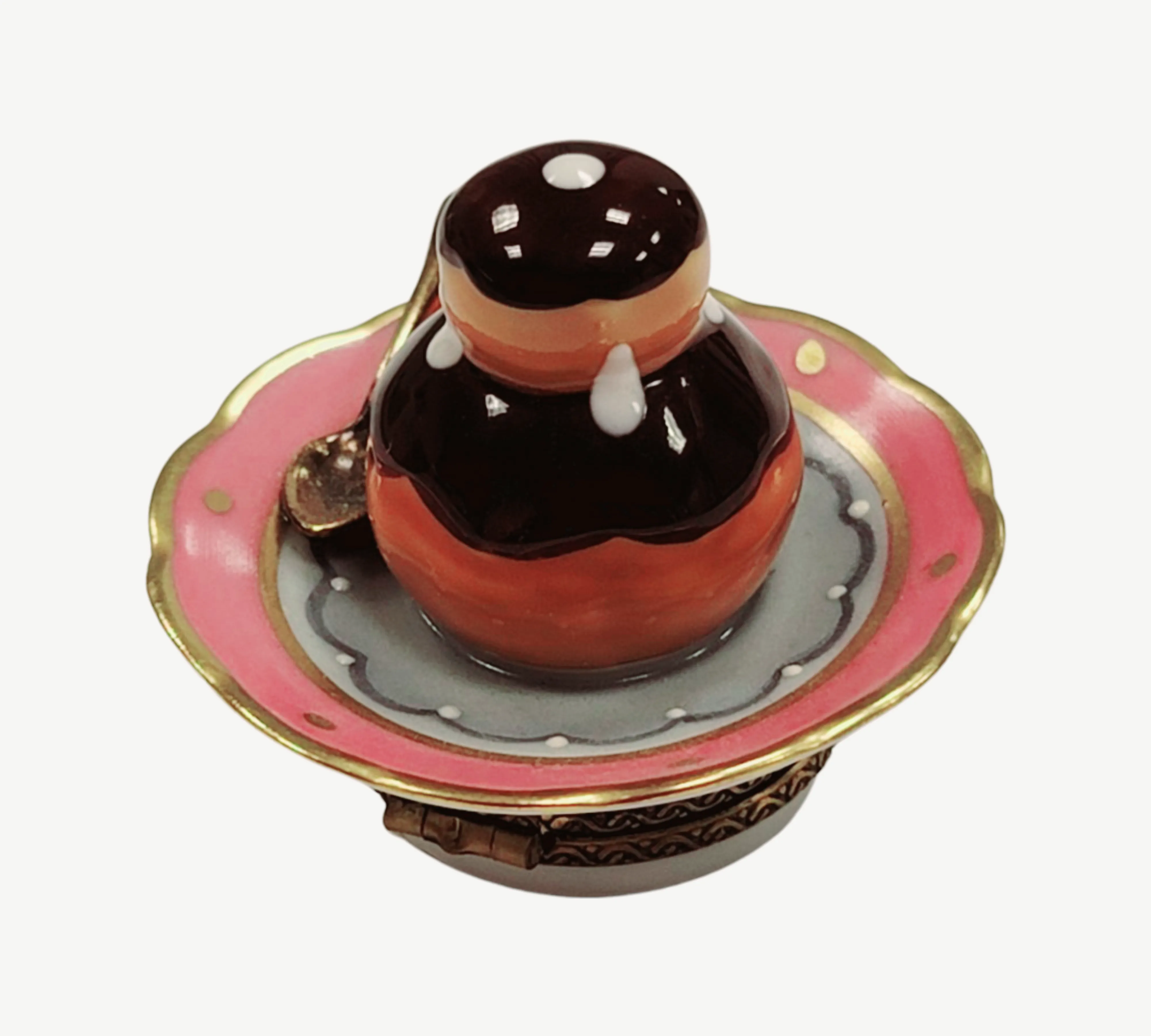 Cream Puff on Plate