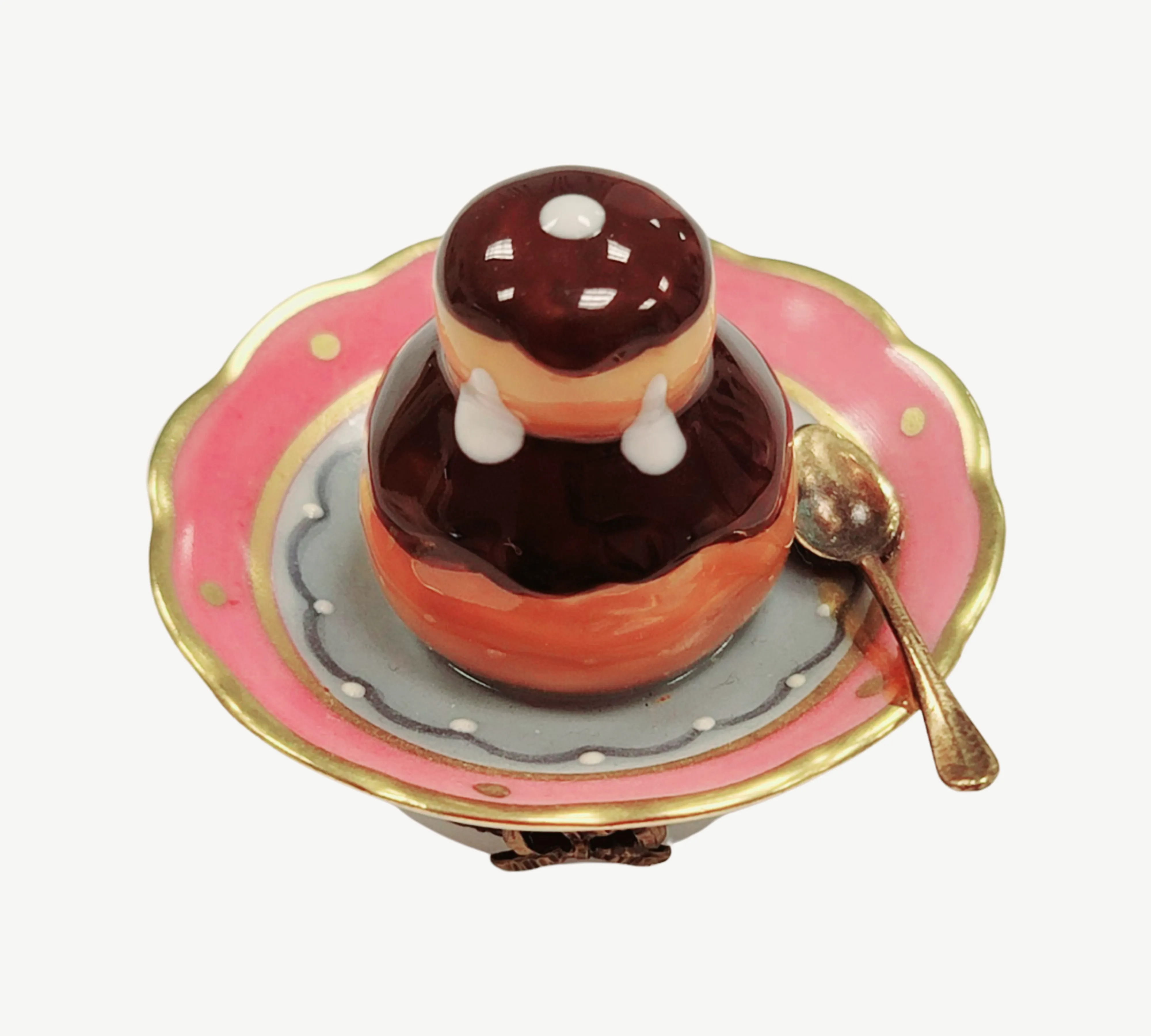 Cream Puff on Plate