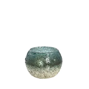 Crovia tealight holder 9 cm dark green