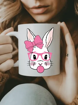 Cute Rabbit White 15 oz Mug