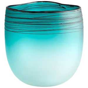 Cyan Design 10895 Kapalua Vase - Blue And White - Medium