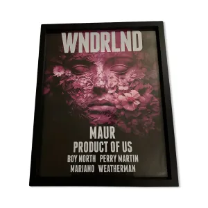 Eden ~ Genuine Official WNDRLND Ibiza Framed Dj Artwork | Hi Ibiza | A3 Luxury Black Frame