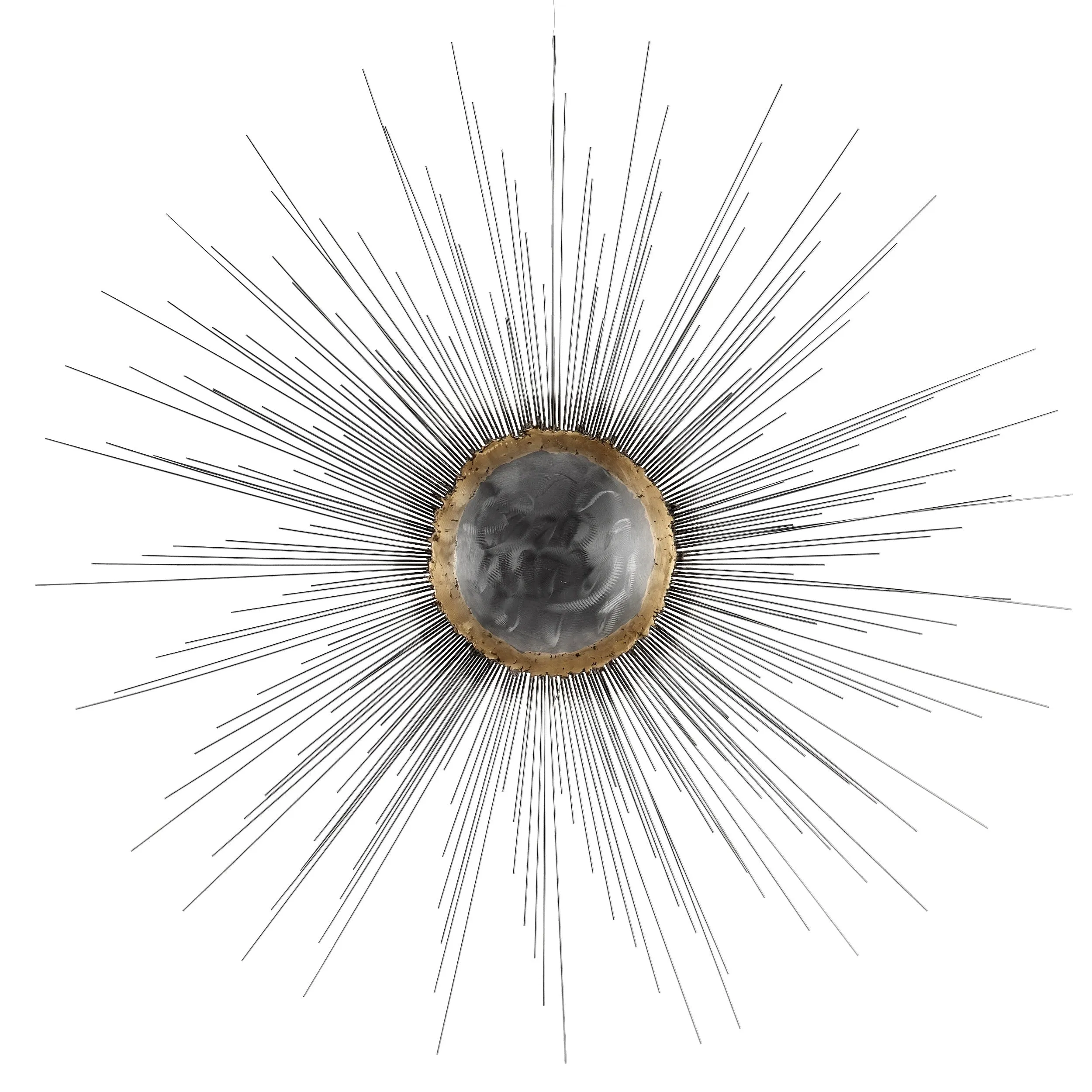 Explosion Wall Art // Silver