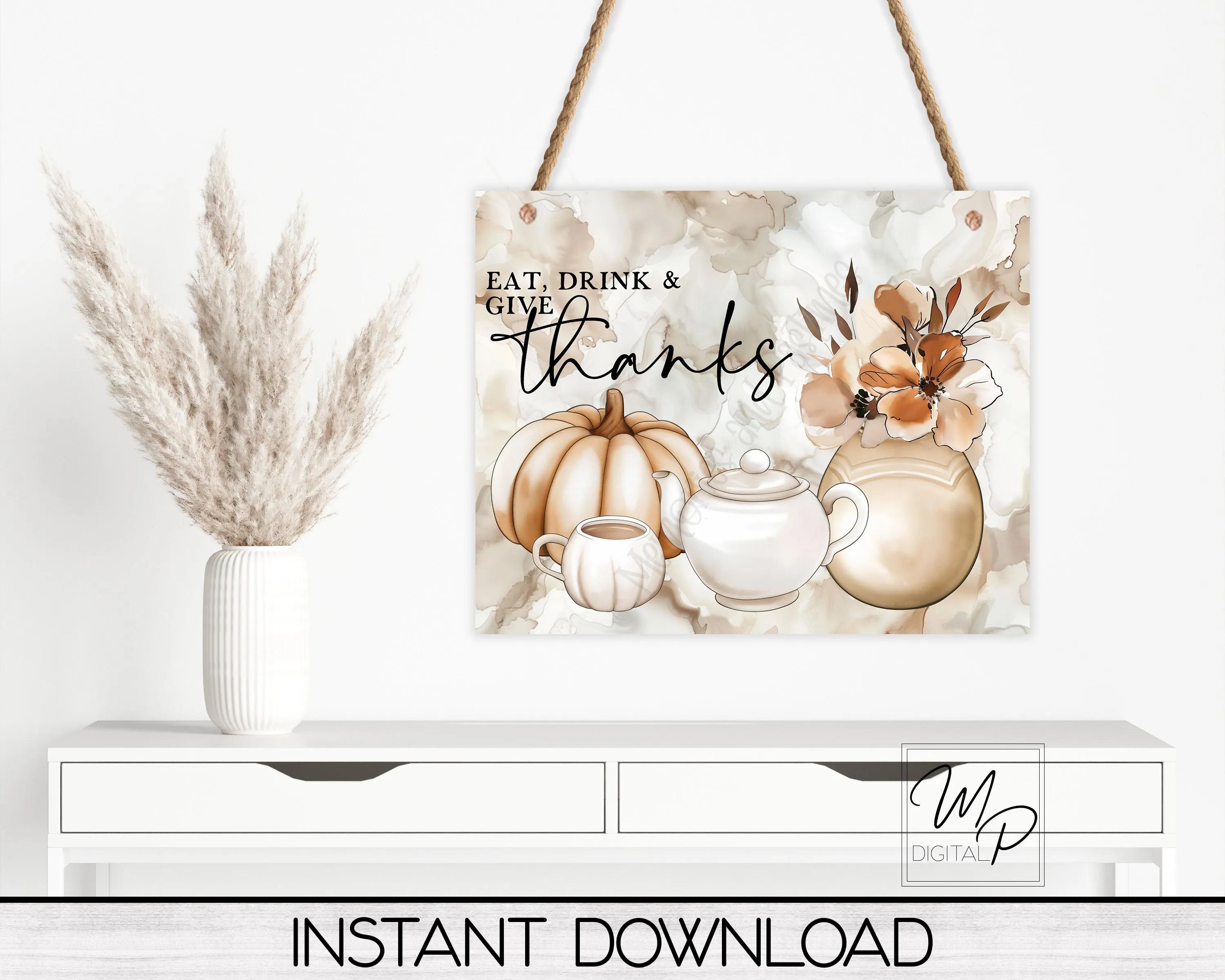 Fall Pumpkin PNG Sublimation Design For Cutting Boards and Signs, Digital Download