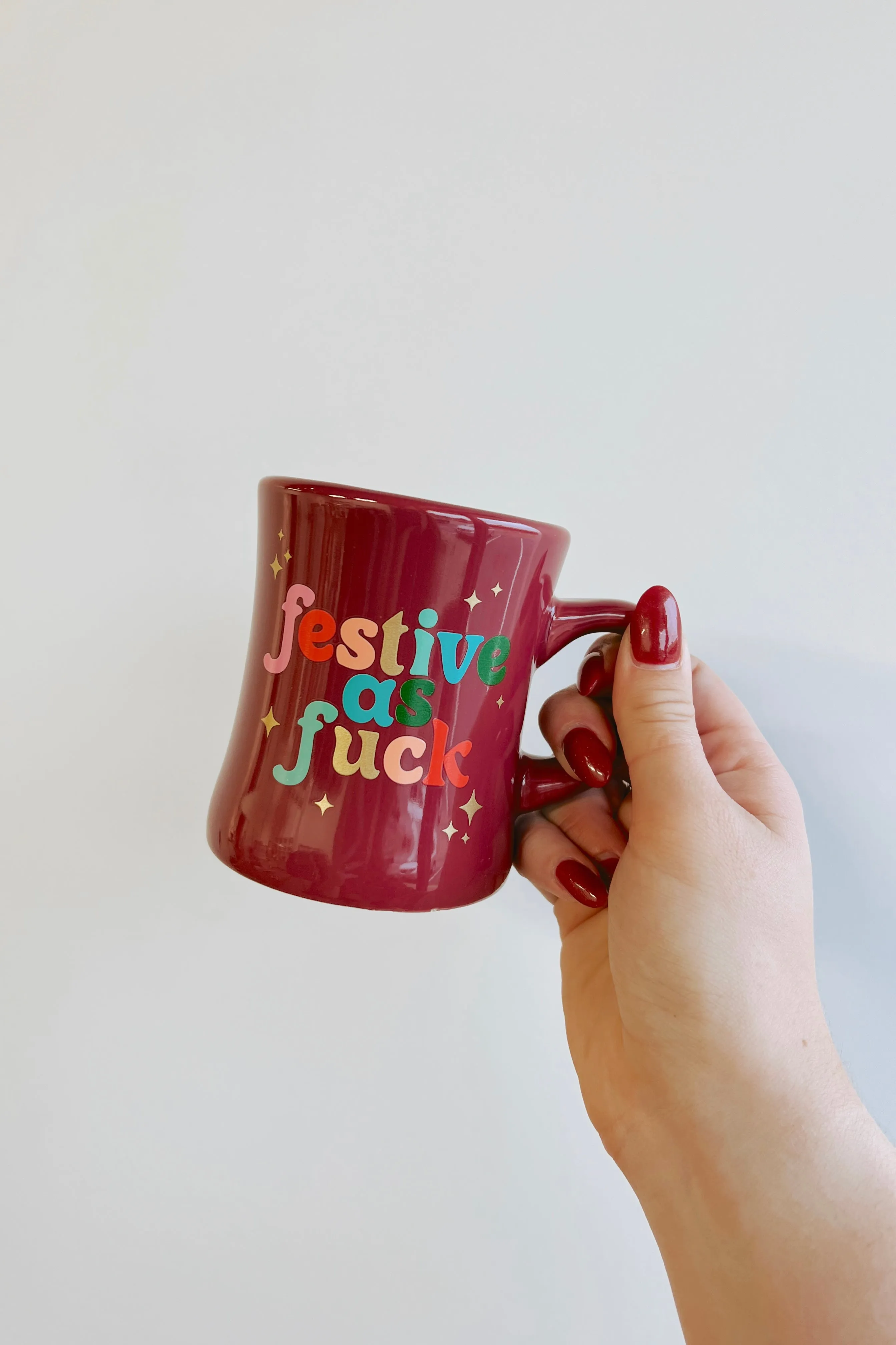 Festive As Fuck Diner Mug