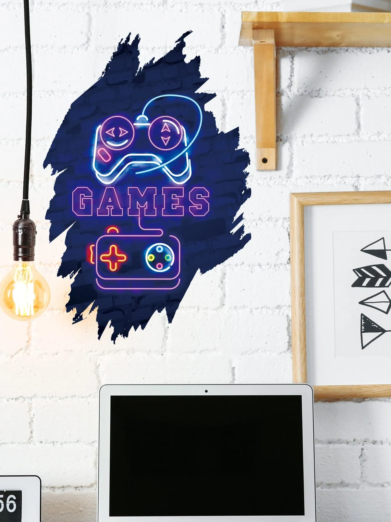 Gamepad Games Wall Sticker Decorative Wall Art Decal Creative Design for Home