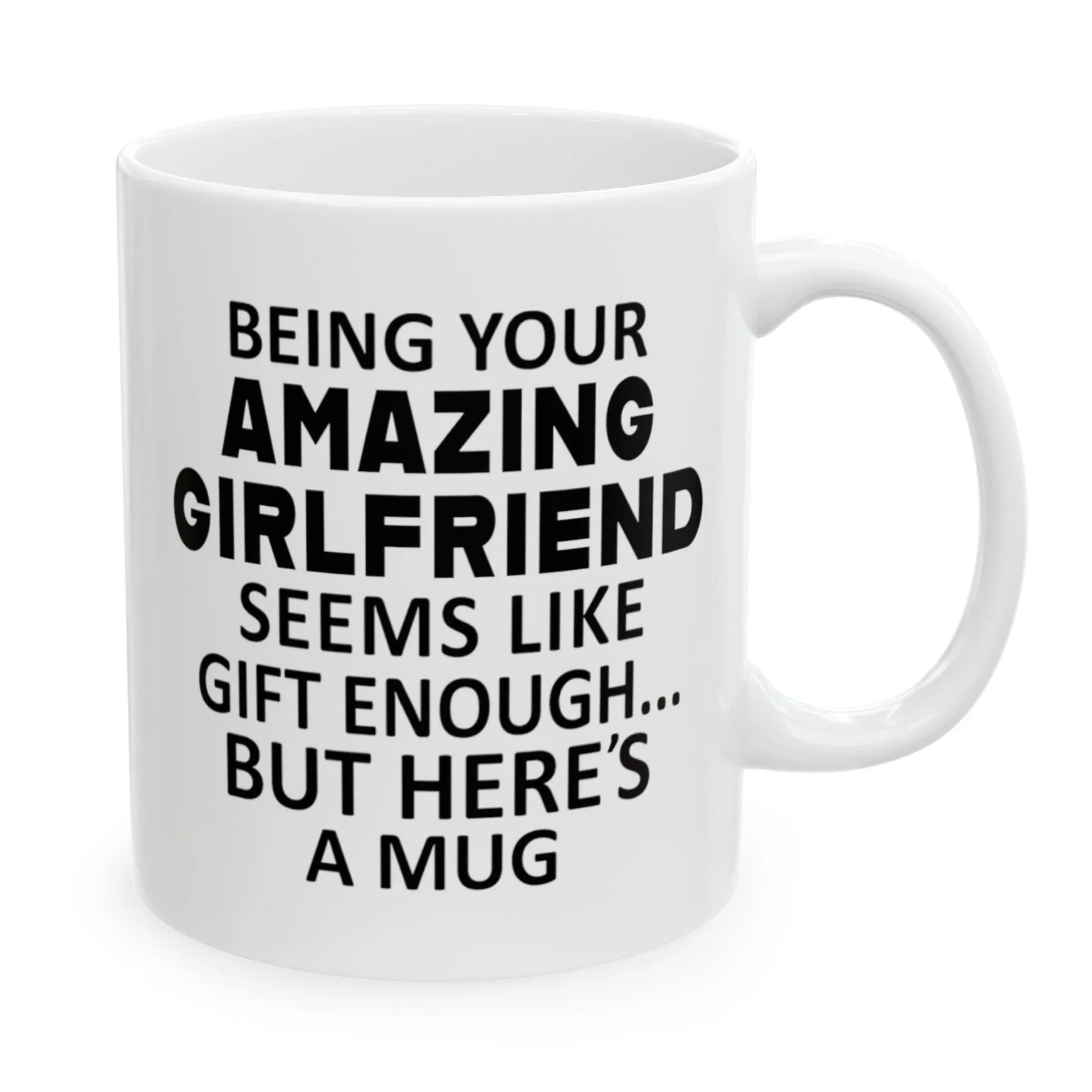 Gifts for Boyfriend from Amazing Girlfriend, Boyfriend Birthday Christmas Anniversary Gifts, Funny 11oz Unique Gift Coffee Cup Mug