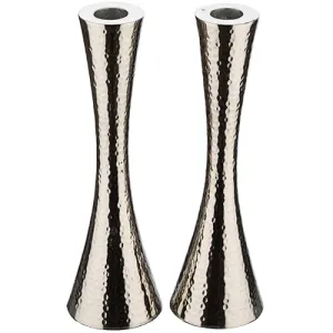 Hammered Aluminum Candlesticks 23 Cm