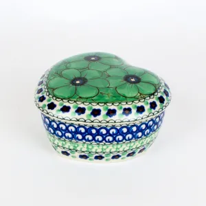 Heart Box - Polish Pottery UNIKAT