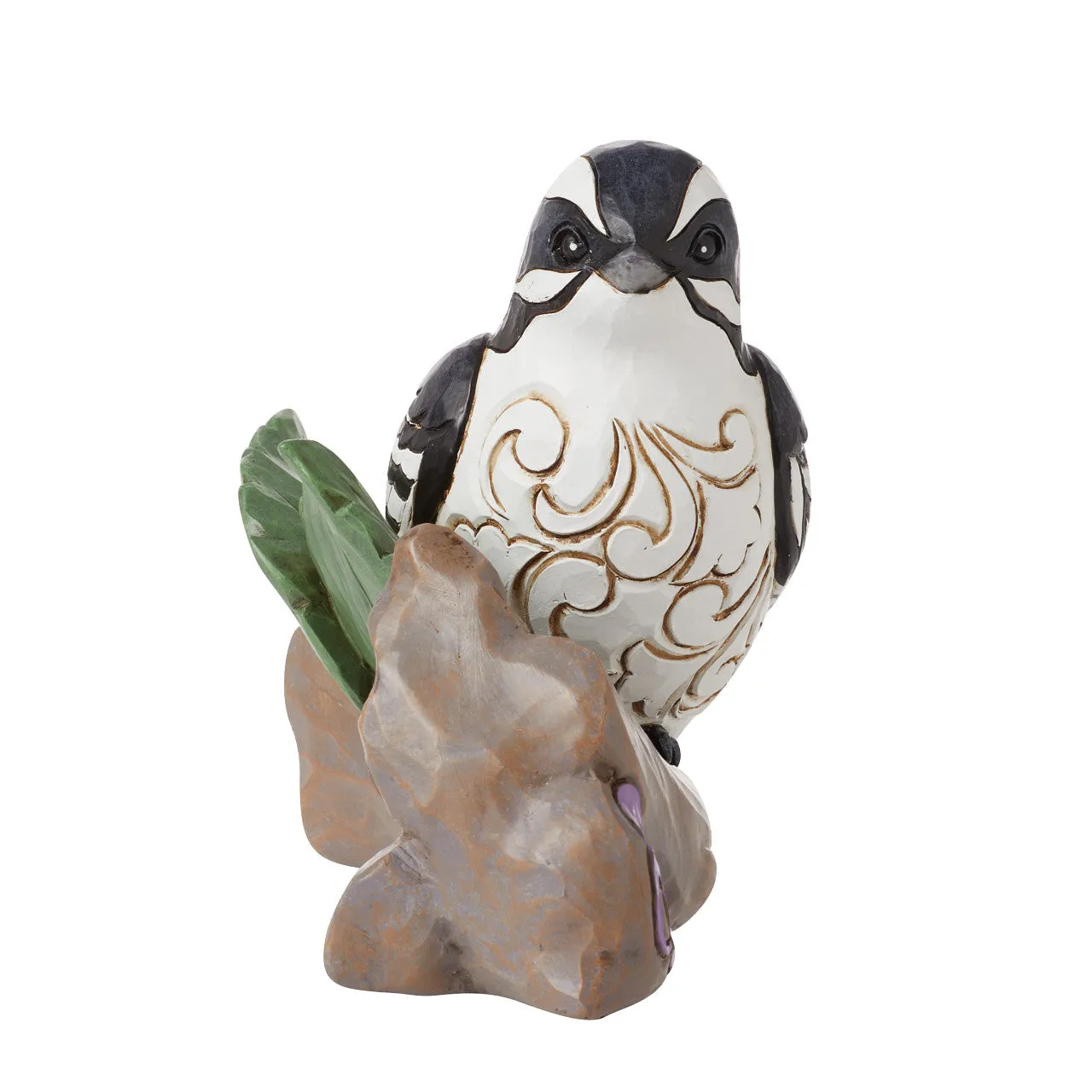 Jim Shore Heartwood Creek Downy Woodpecker Figurine - Nature's Drummer