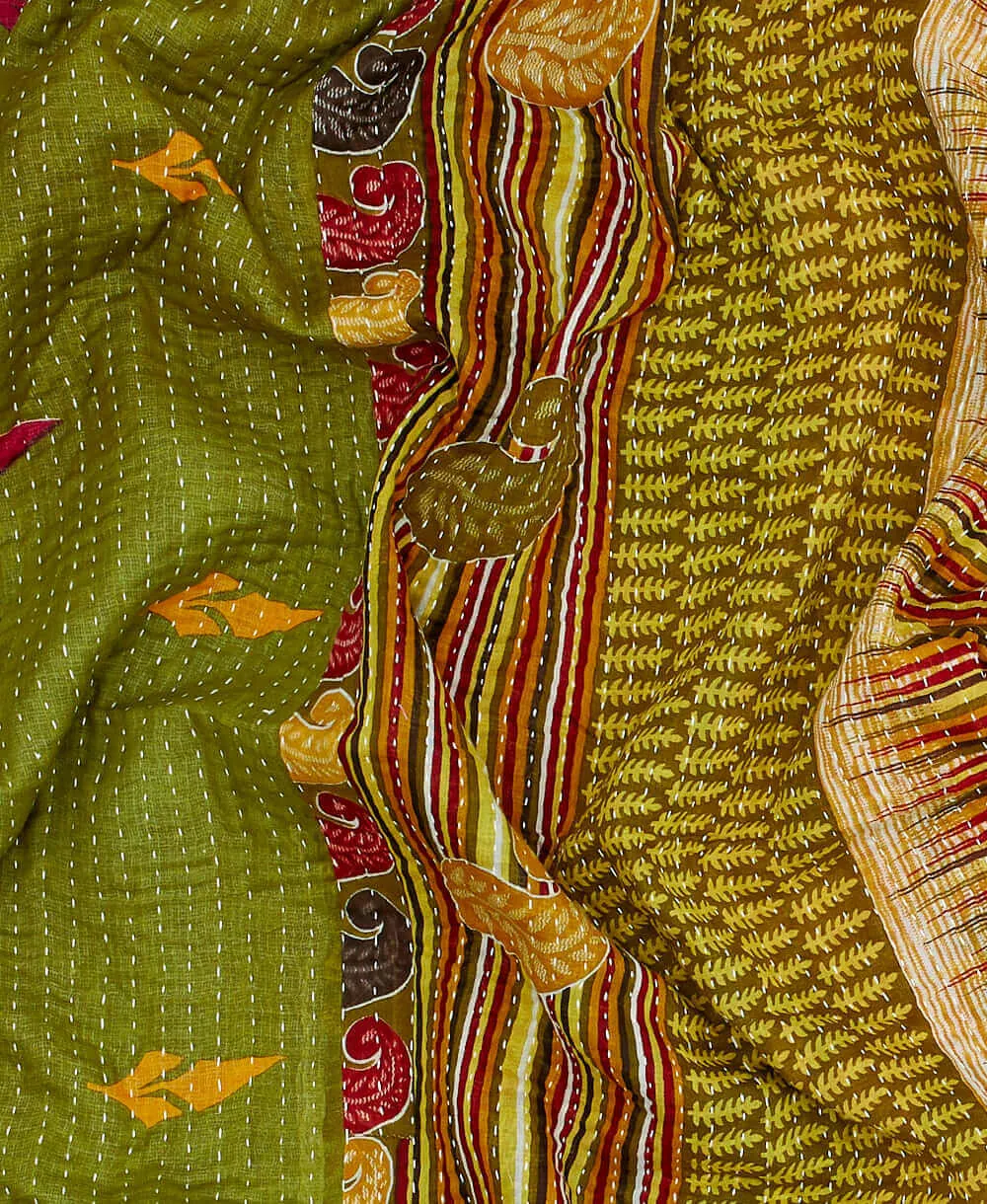 Kantha Quilt Throw - No. 240307