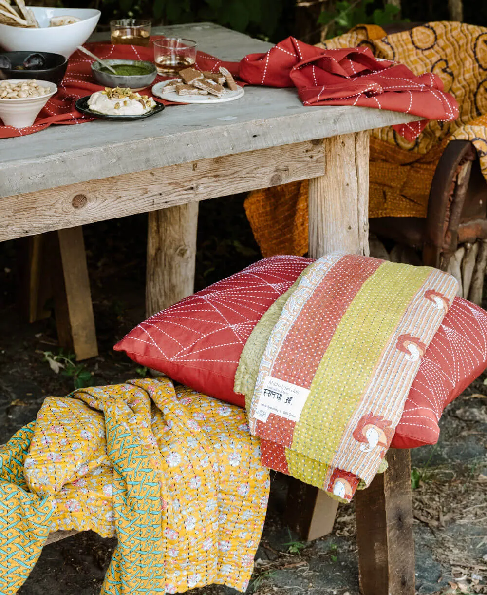 Kantha Quilt Throw - No. 240307