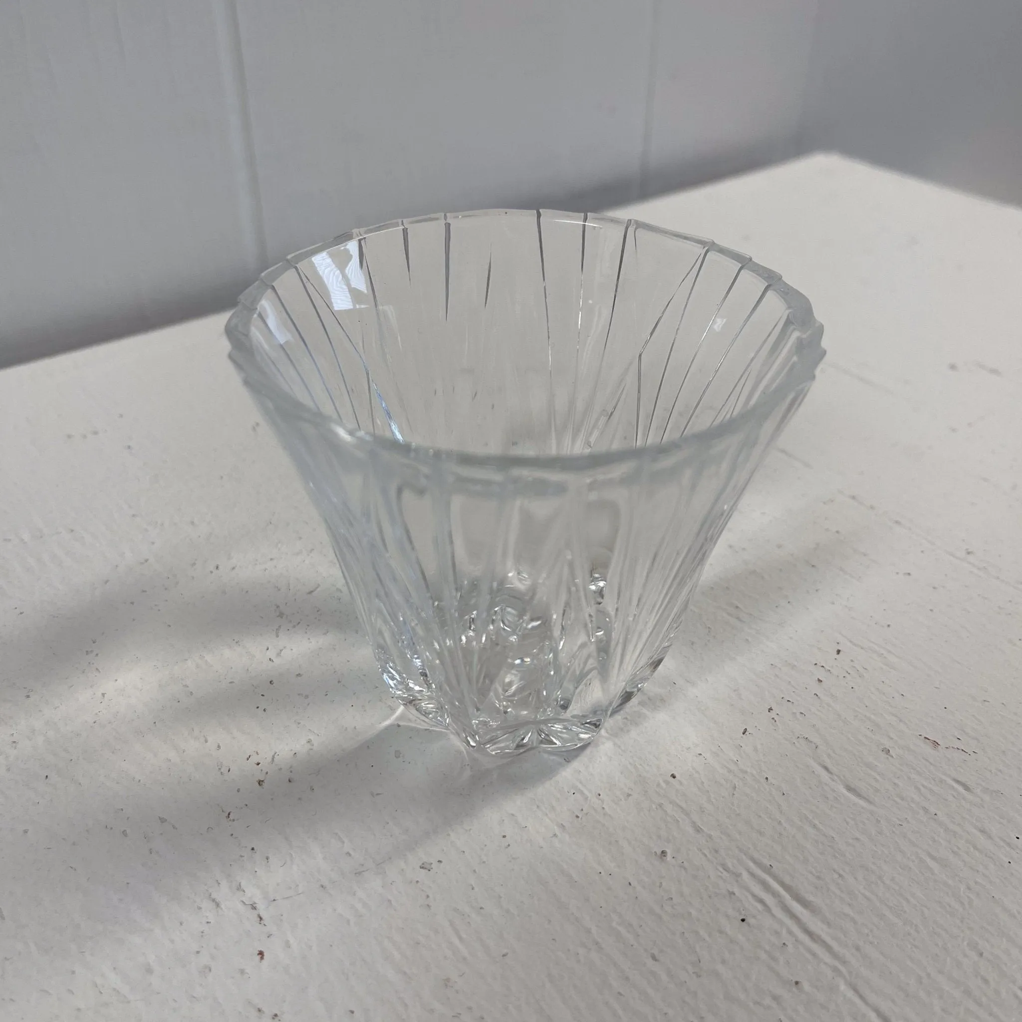 Lead Crystal Votive Candle Holder