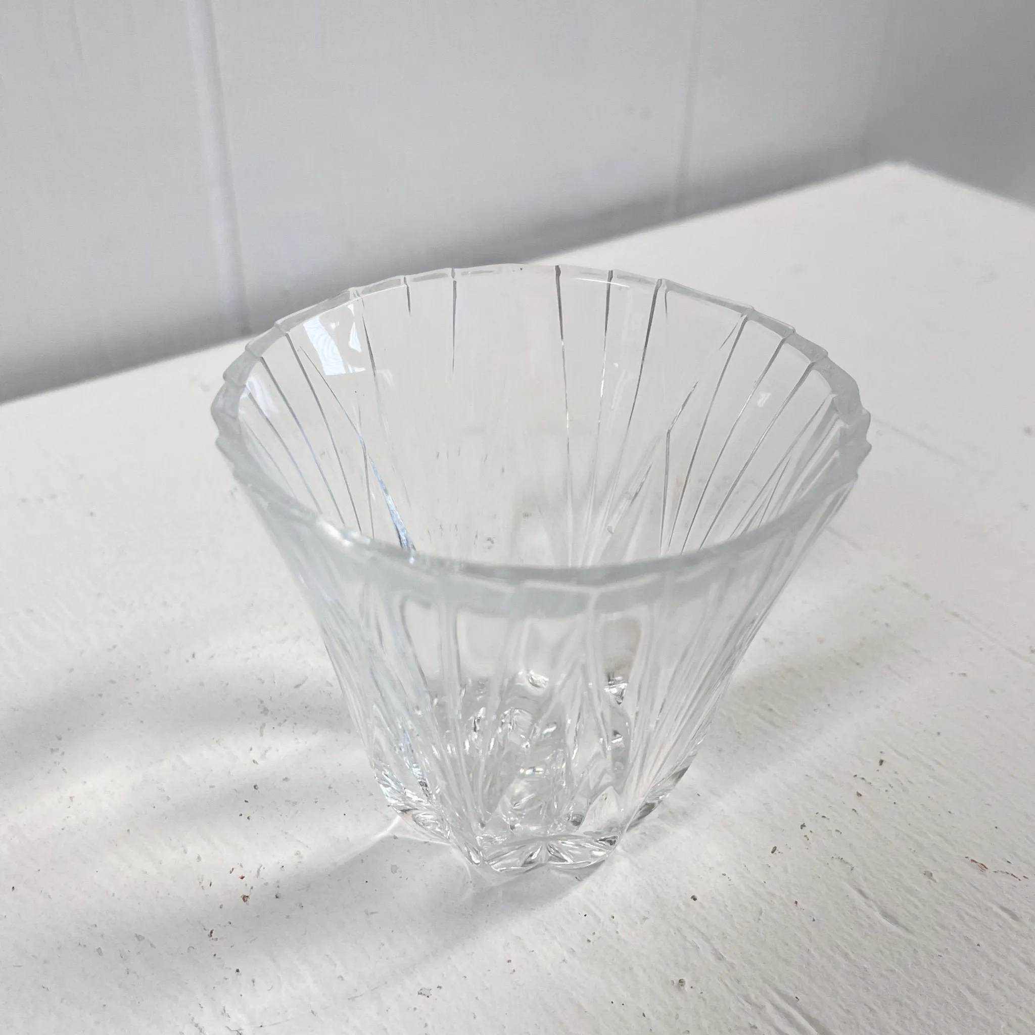 Lead Crystal Votive Candle Holder