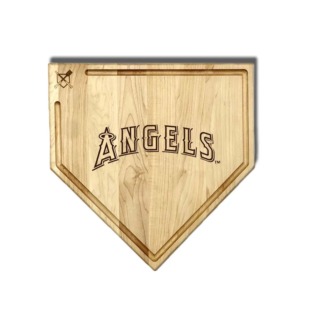 Los Angeles Angels Home Plate Cutting Boards | Multiple Sizes | Multiple Designs