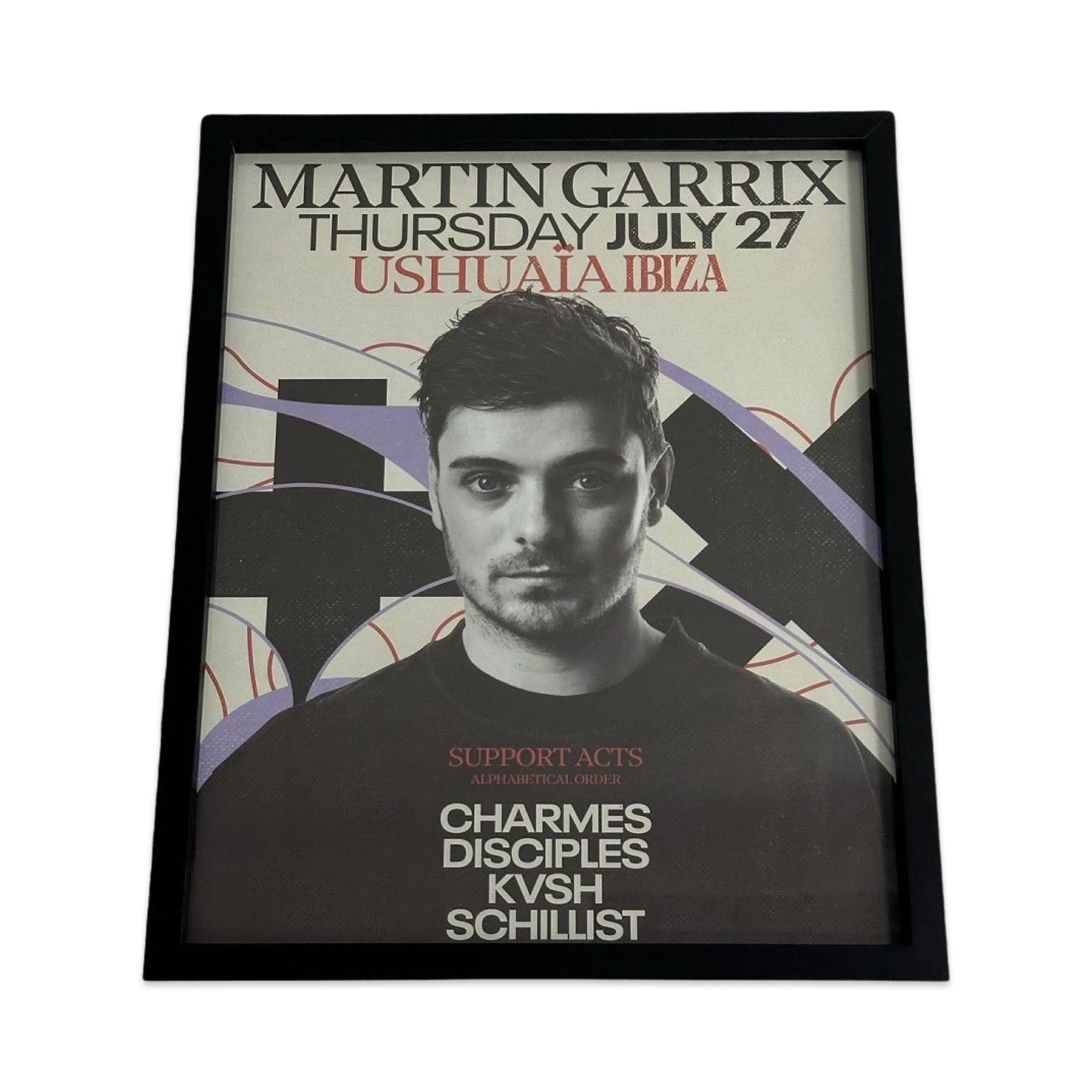 Martin Garrix ~ Ushuaia Ibiza Framed Dj Artwork | Luxury Black Frame