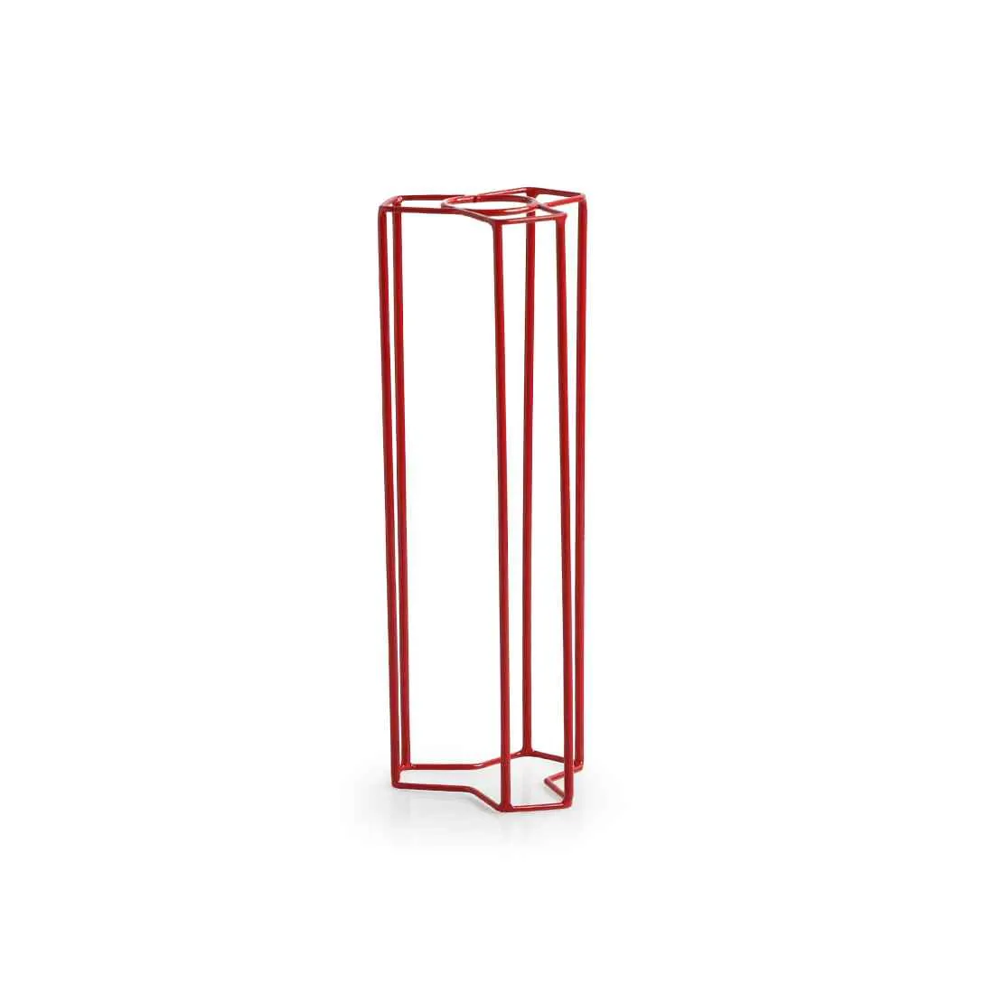 Modern Glass Garden' Test Tube Table Planter/Vase (25.4 cm | Red)